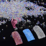 Perlute caviar CPU05 Sweet Pink cu reflexii pentru unghii
